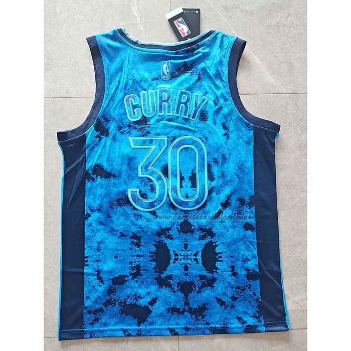 Camiseta Golden State Warriors Stephen Curry NO 30 Select Series 2023 Azul